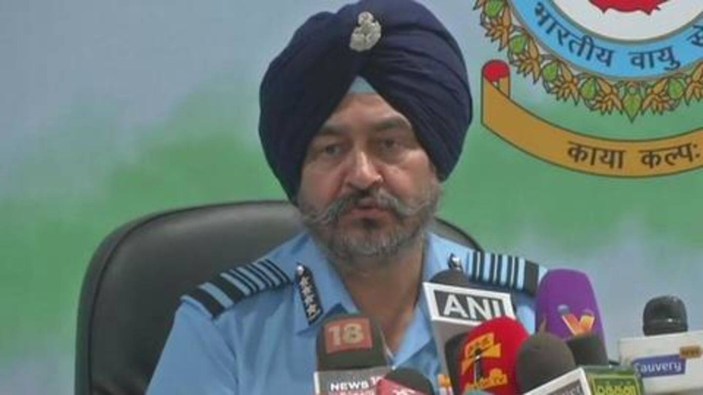 We don't count casualties, government does that: IAF Chief