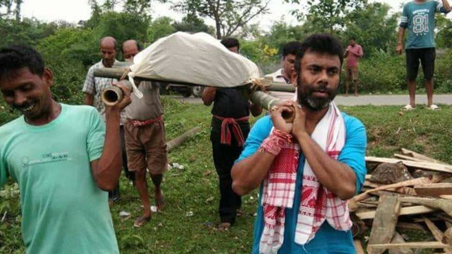 Restoring faith: Congress-MLA from Assam carries, cremates body of poor-man