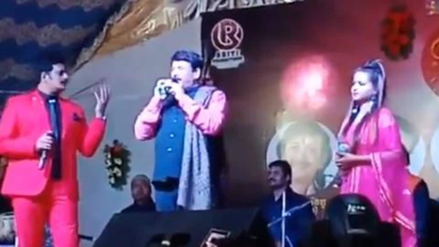 #WaahBJPWaah: Manoj Tiwari danced, Shah addressed rally after Pulwama-attack