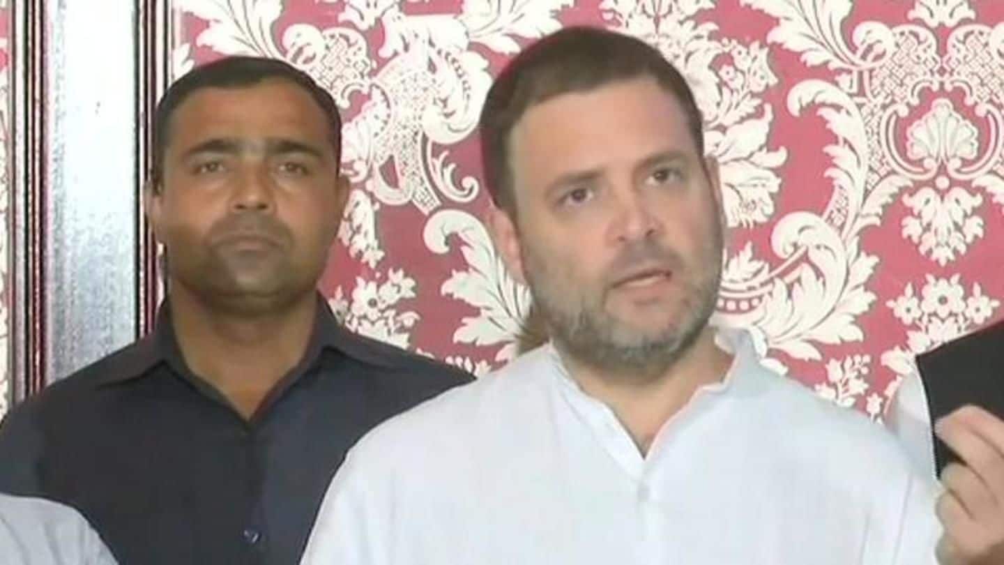 He comes, he (doesn't) speak: RaGa's press-conference lasts 2.45 minutes