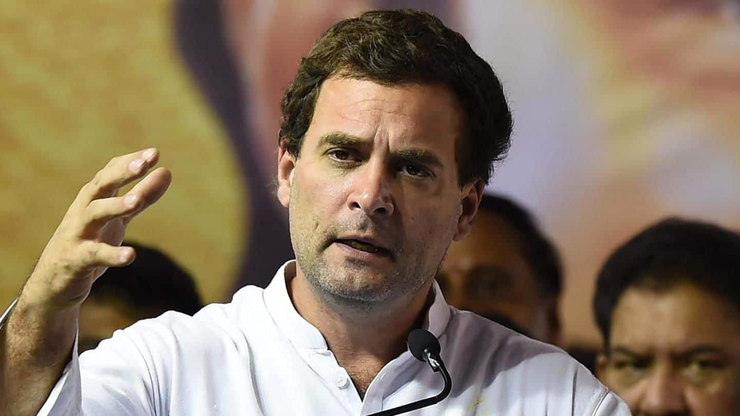Rahul Gandhi's aircraft suffers technical glitch, Congress cries conspiracy