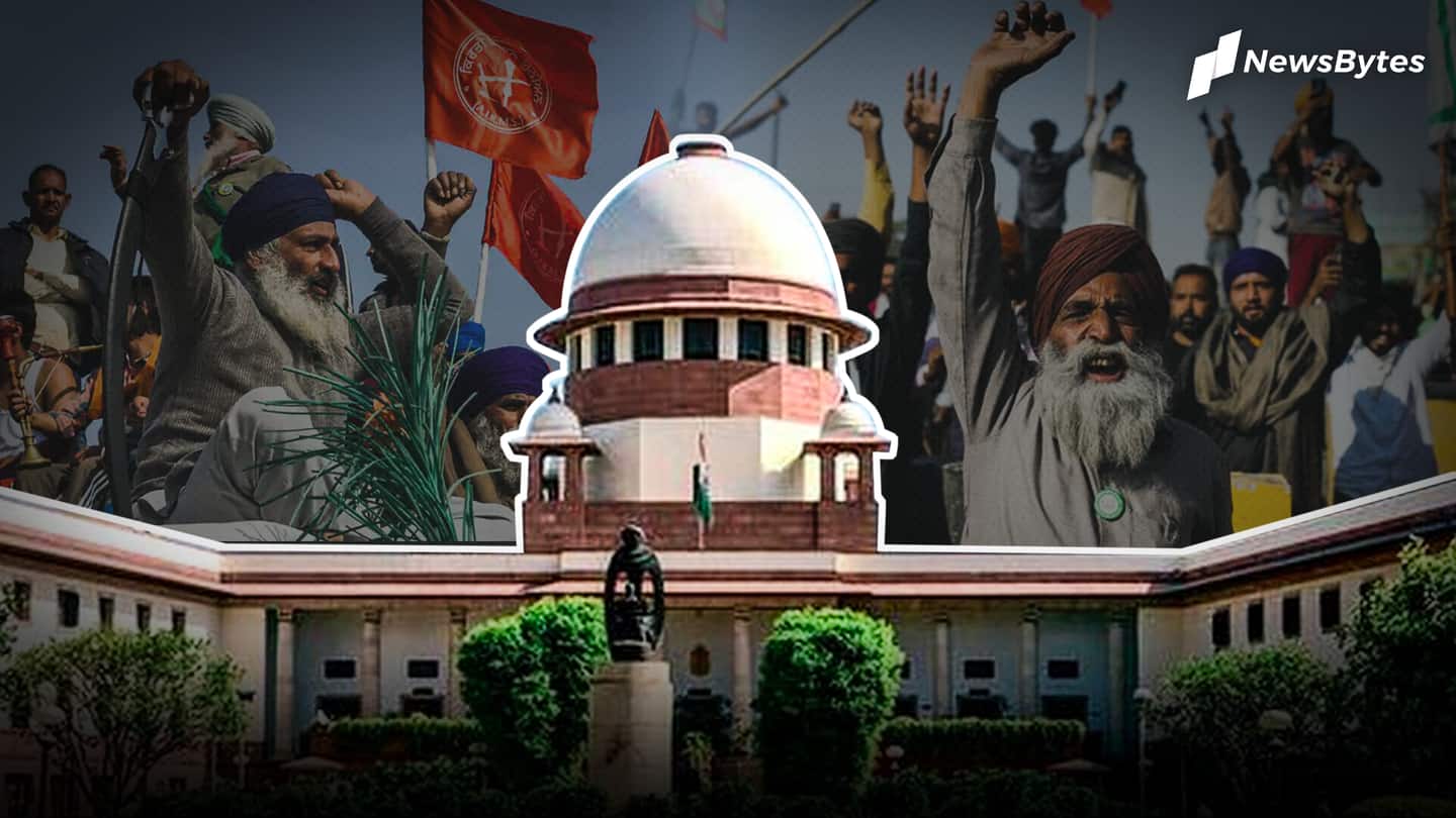 You stay farm laws or we will: SC slams Centre