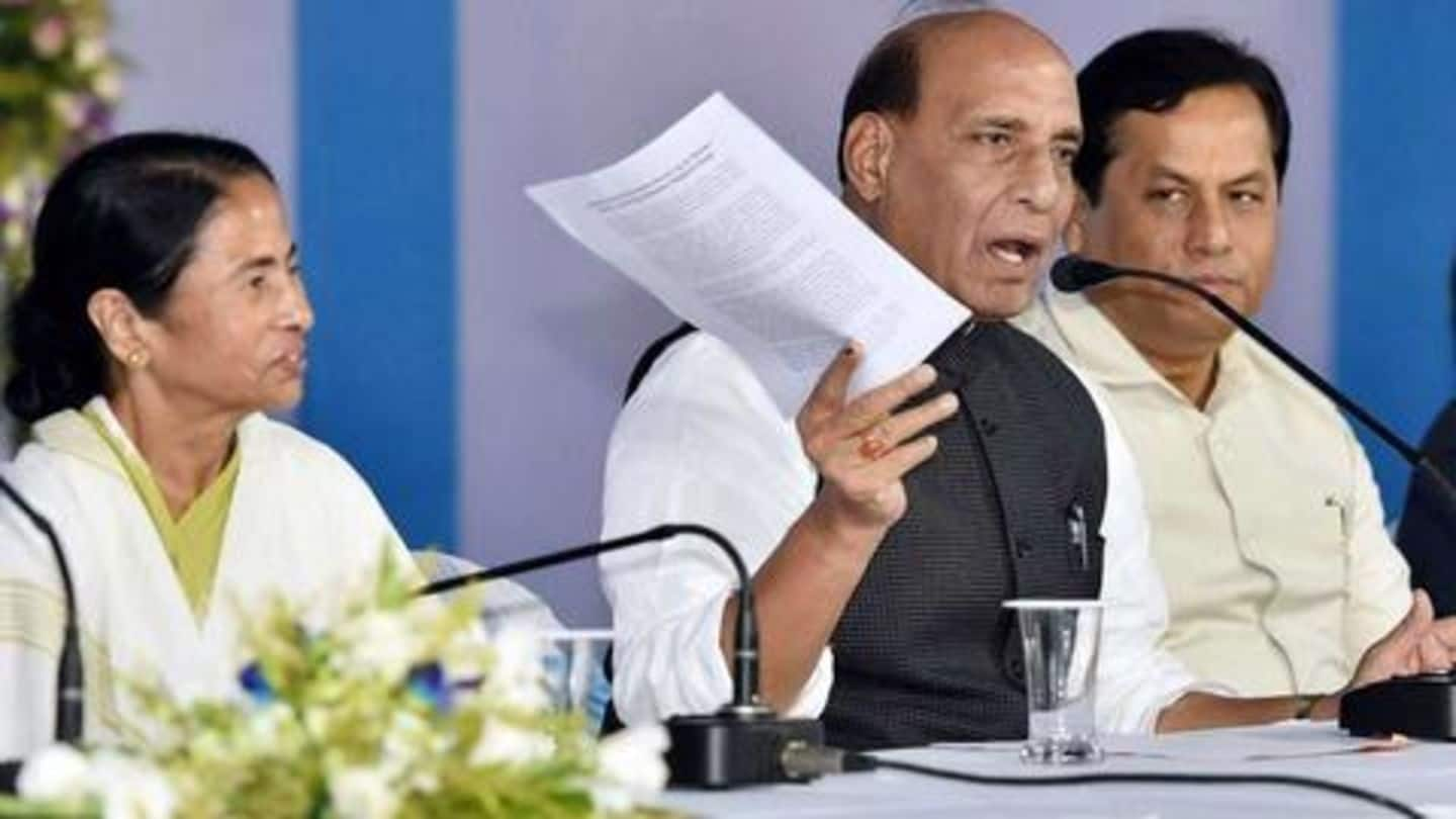 Violence erupts after Shah's rally: Rajnath, Mamata argue on call