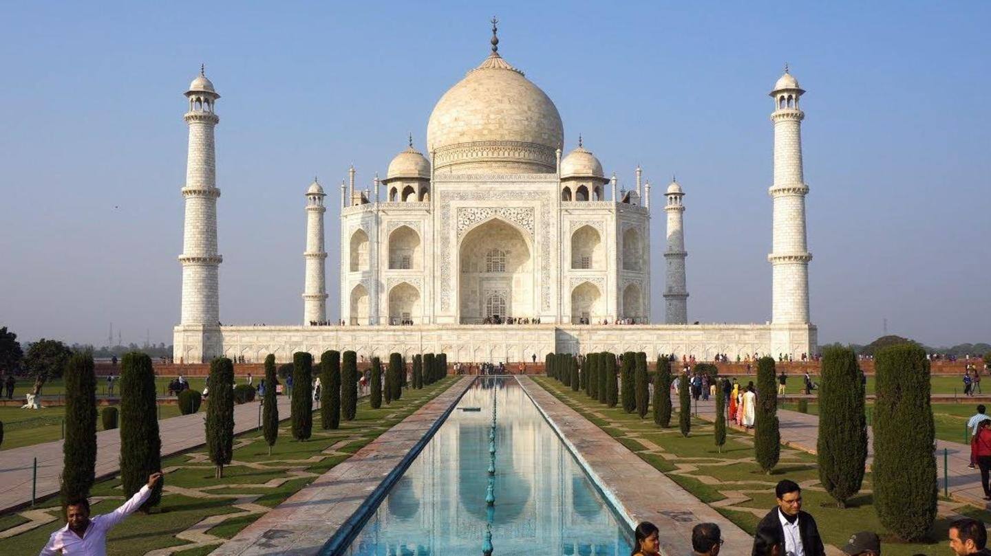 A native from Taiwan became Taj's first visitor today A native from Taiwan became Taj's first visitor today