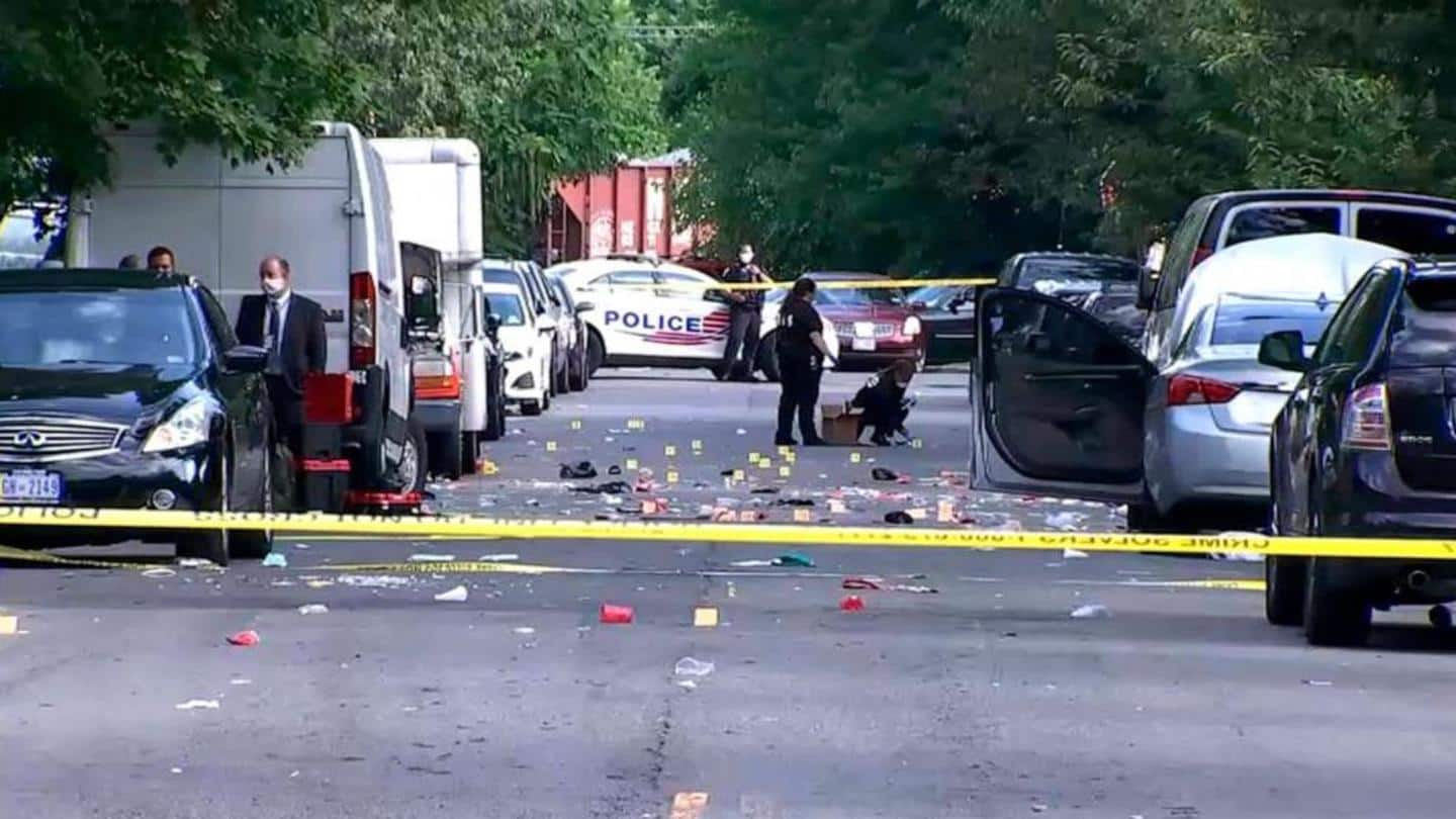 Washington: Shooting at a gathering kills 17-year-old, injures 20