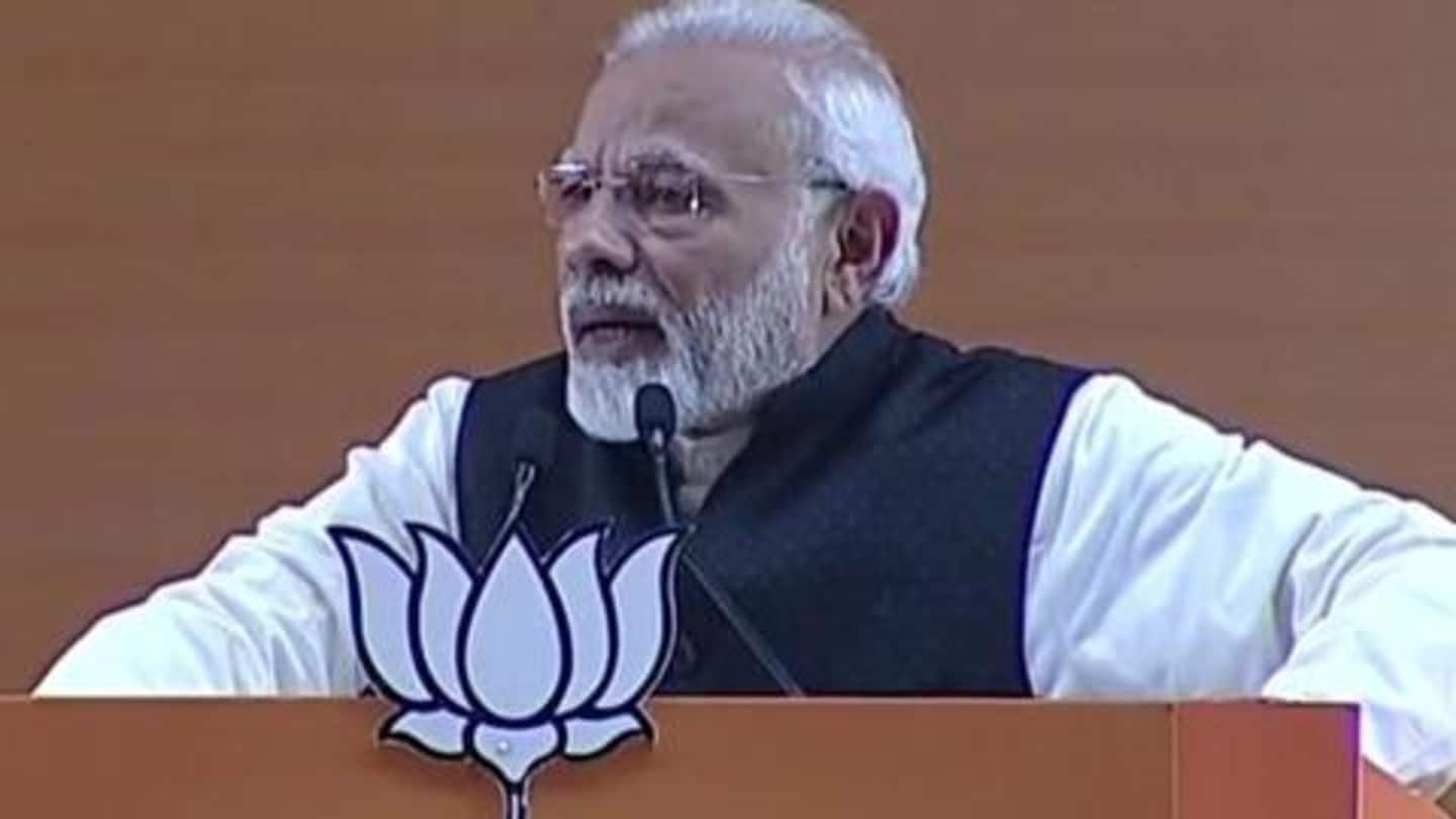 PM Narendra Modi's war-cry for 2019: This Chowkidaar won't stop