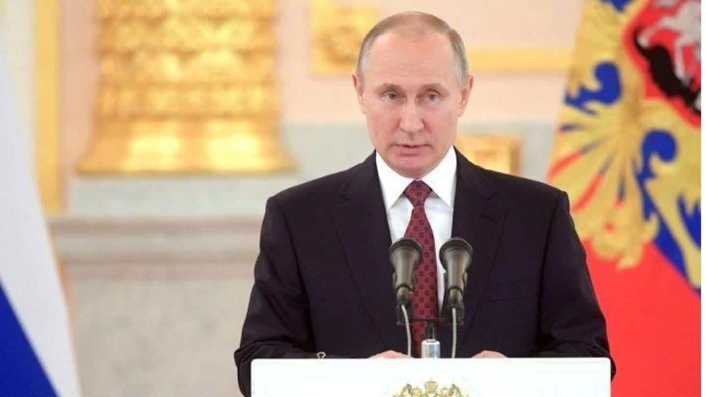 Vladimir Putin takes oath as Russian President for fourth time