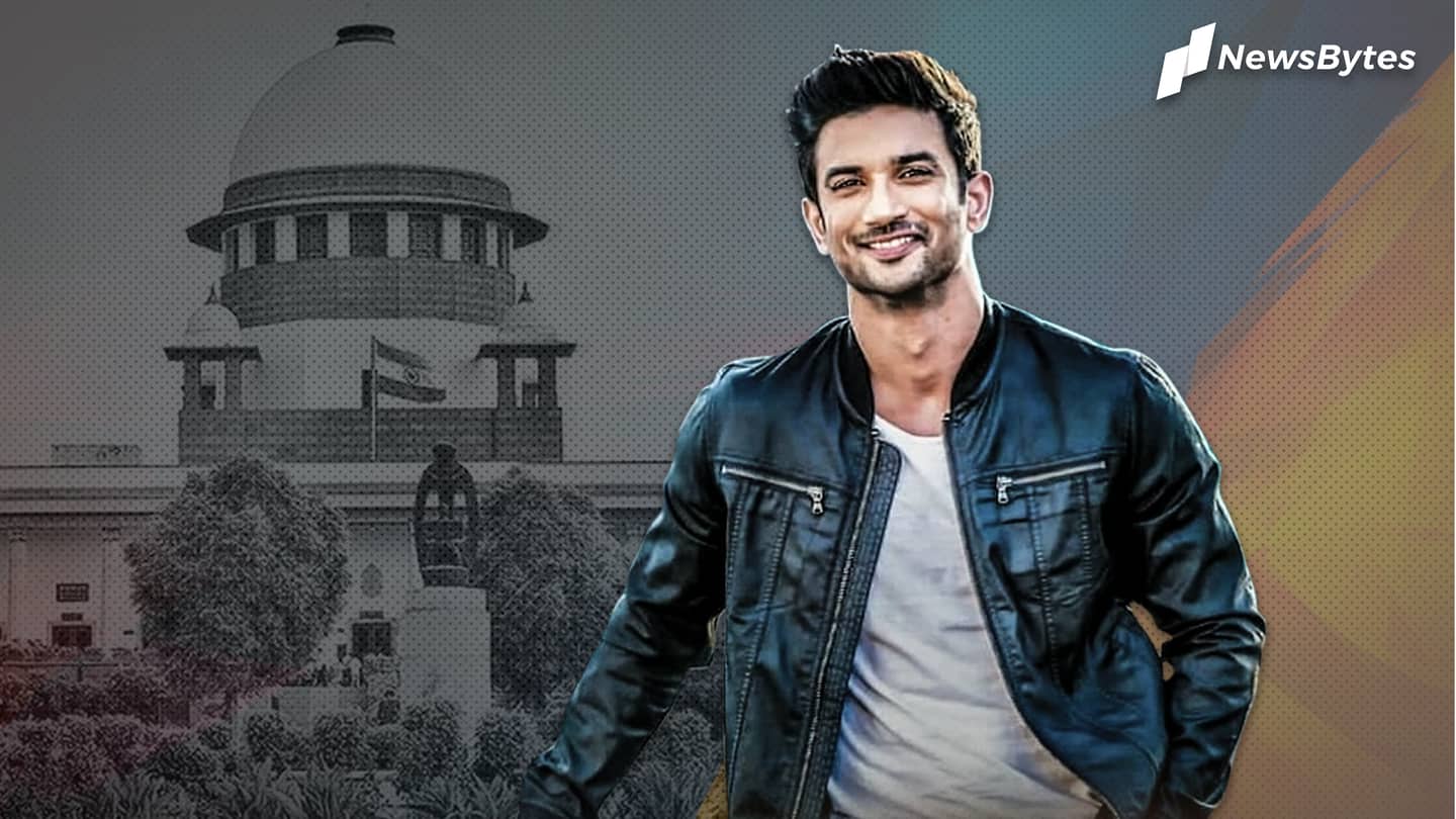 Earlier, SC handed over SSR case to CBI Earlier, SC handed over SSR case to CBI
