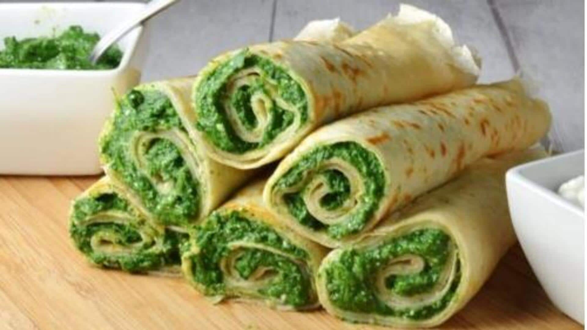 Spinach crepes for eye health: Try these dishes