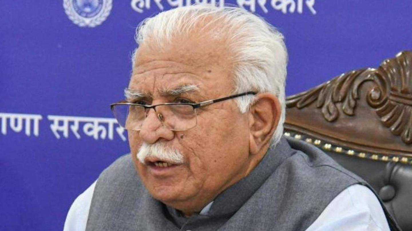 Won't be good to cross limit: Haryana CM last month Won't be good to cross limit: Haryana CM last month