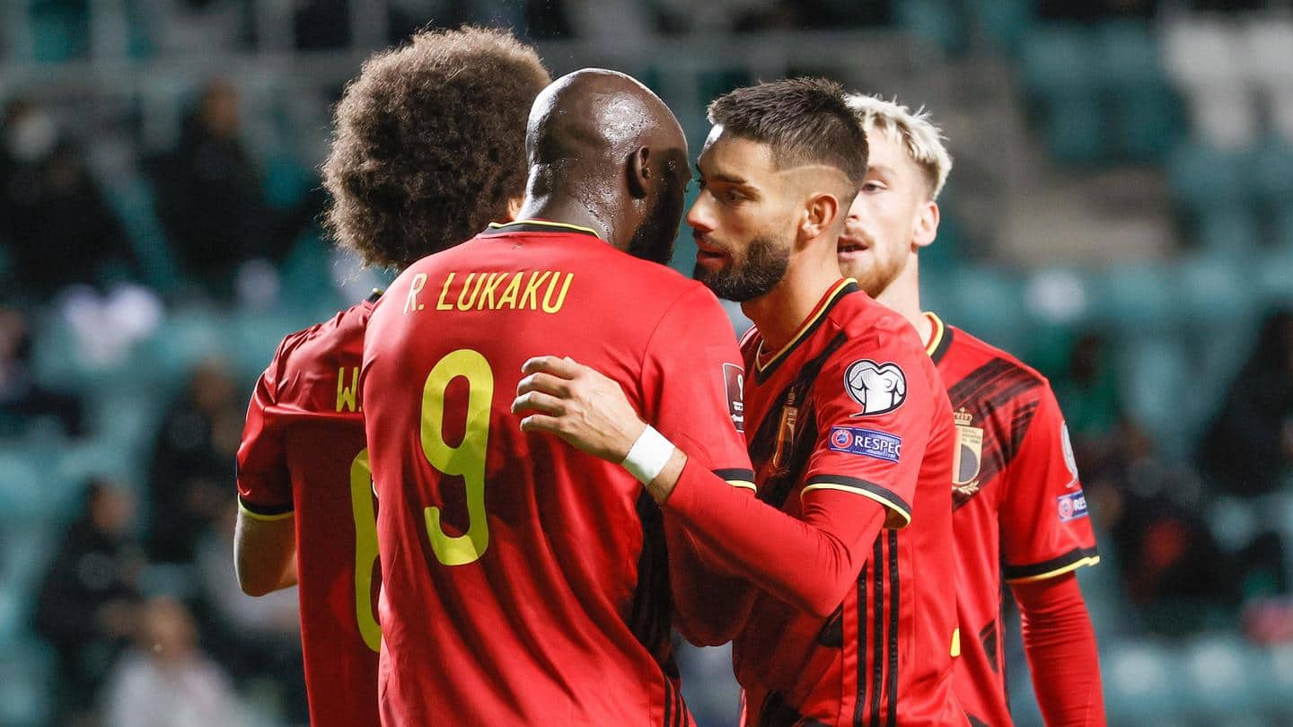 Belgium beat Estonia 5-2 as Lukaku excels Belgium beat Estonia 5-2 as Lukaku excels