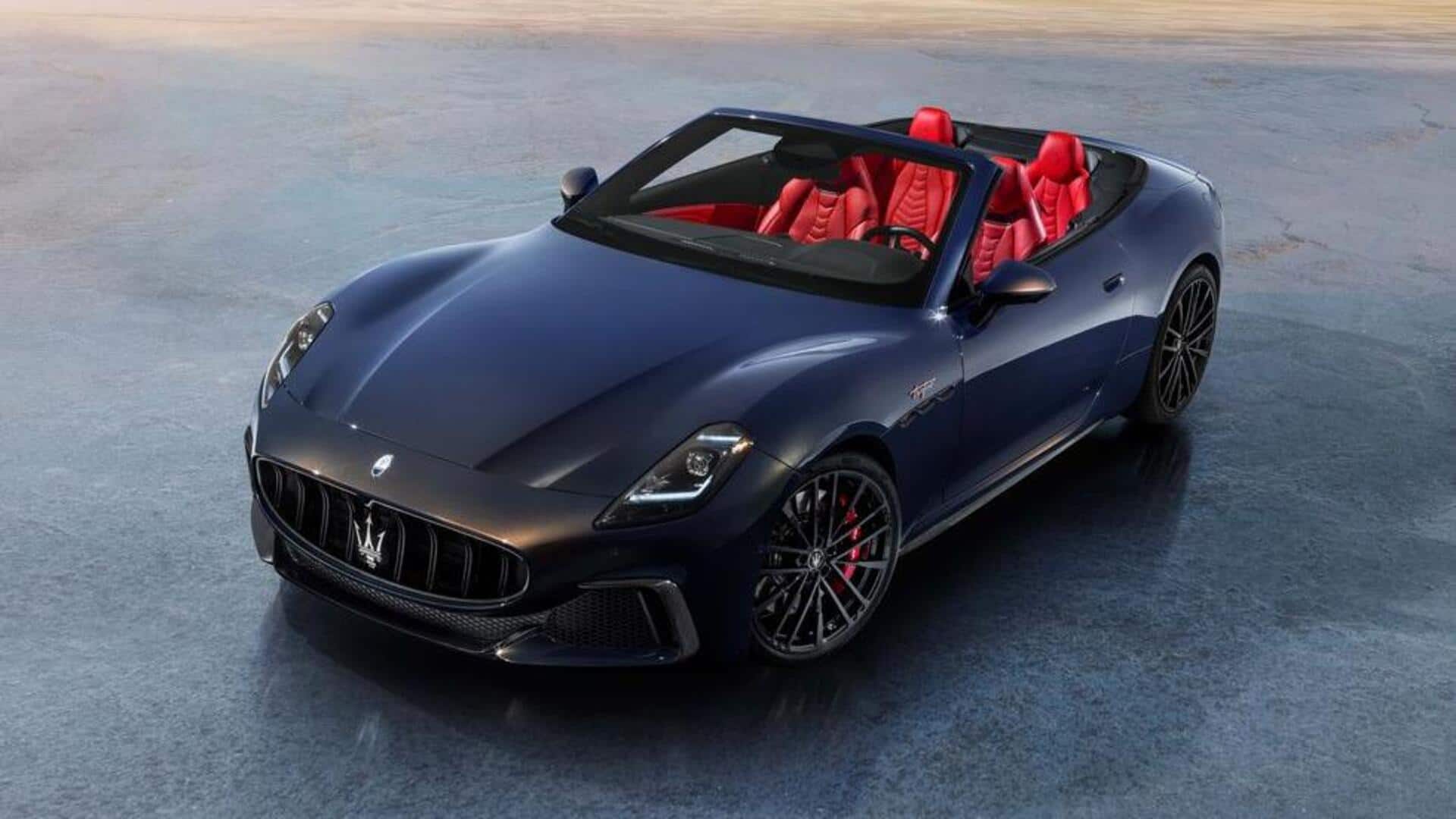 Maserati unveils GranCabrio with MY-2024 upgrades: Check features and design