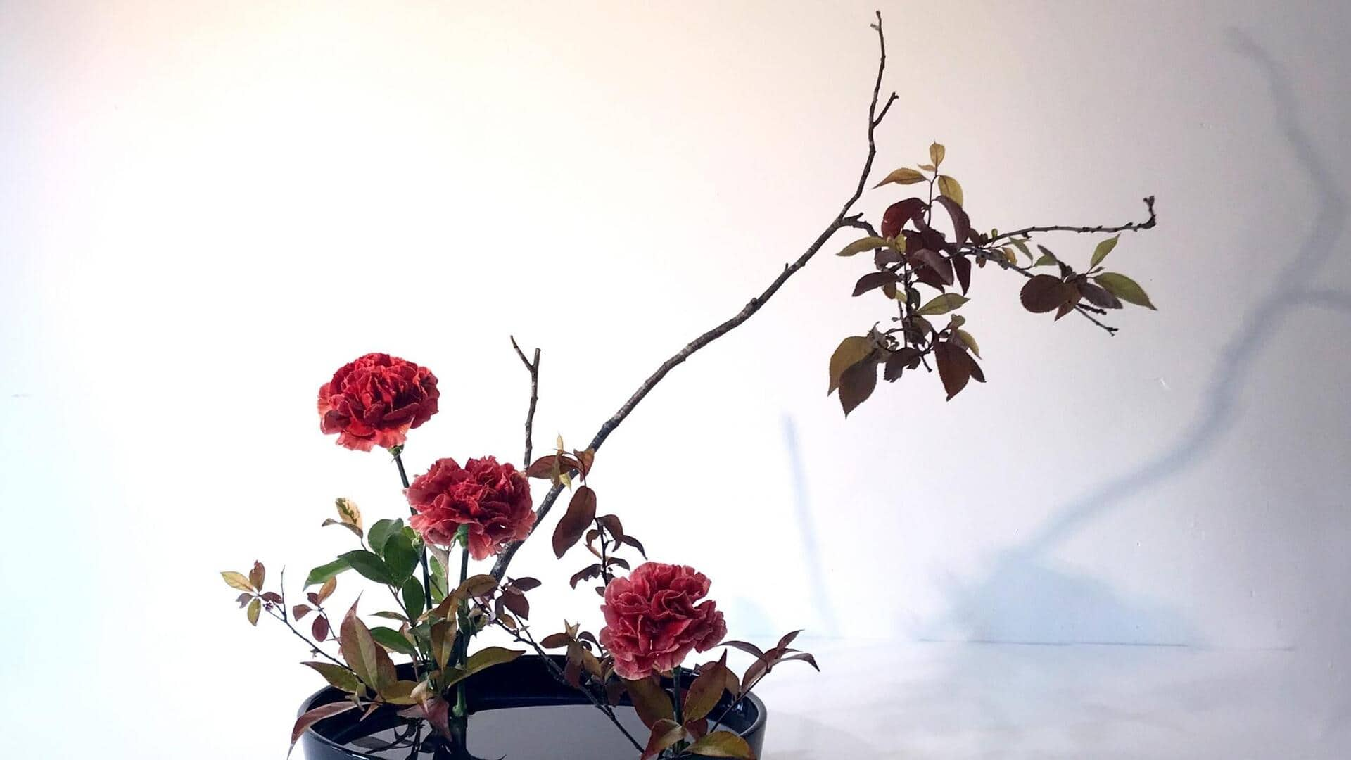 Crafting tranquility with Ikebana floral artistry