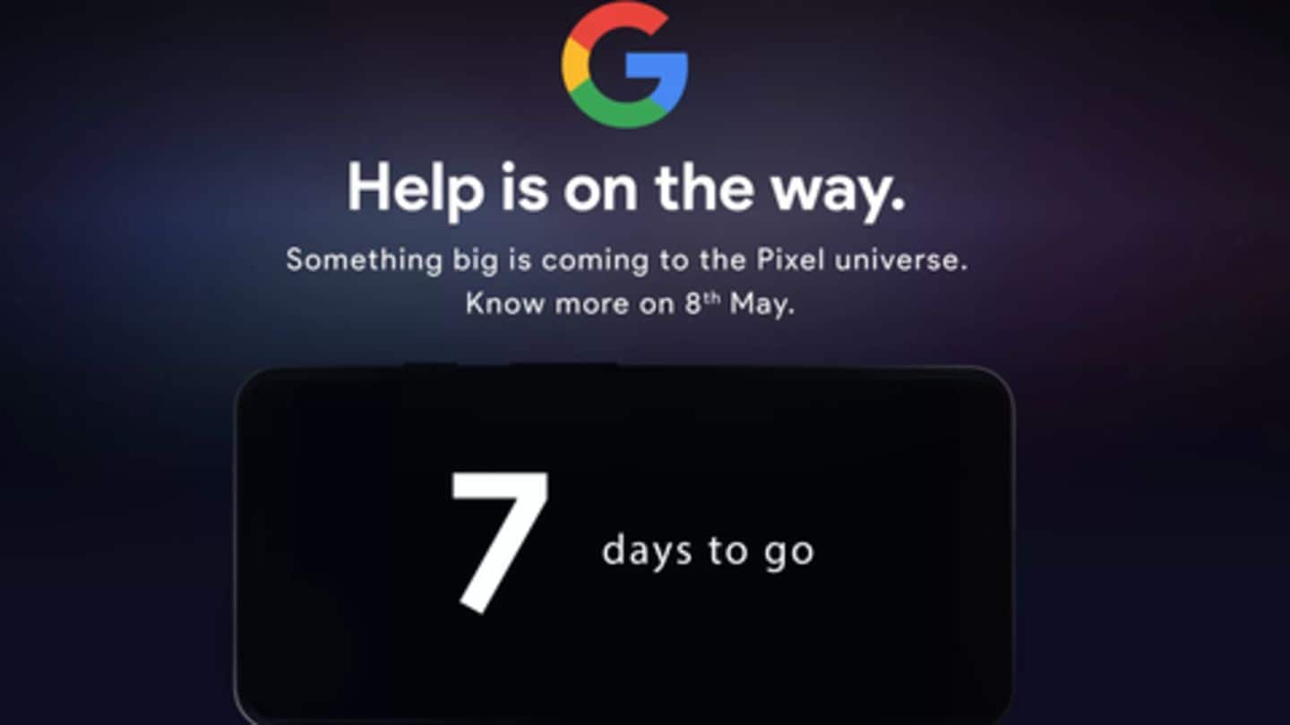 Google Pixel 3a to launch in India on May 8