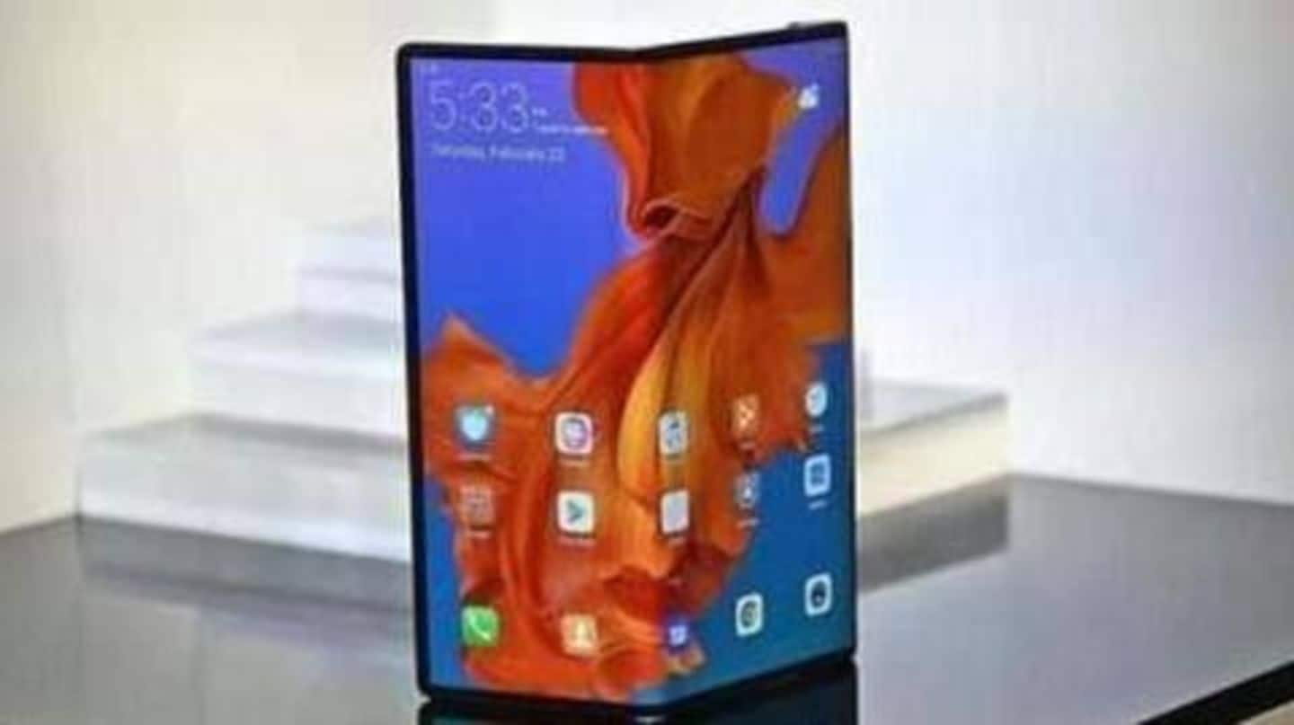 Huawei Mate X launched in China, price starts at $2,400