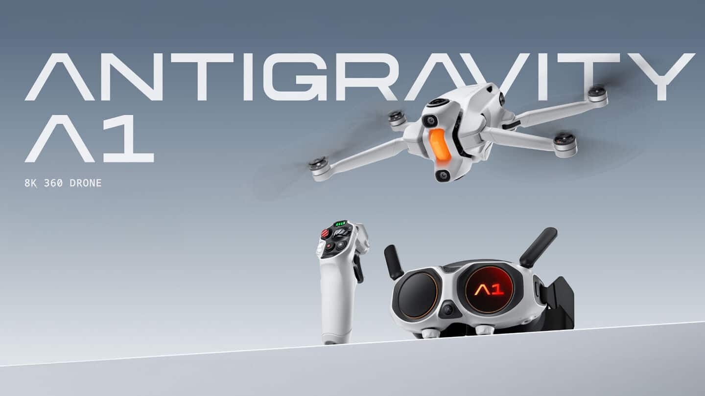 Meet Antigravity A1, the world's first 8K 360° drone