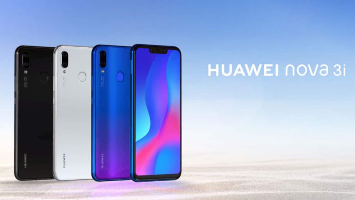 Offers on the Huawei Nova 3i Offers on the Huawei Nova 3i