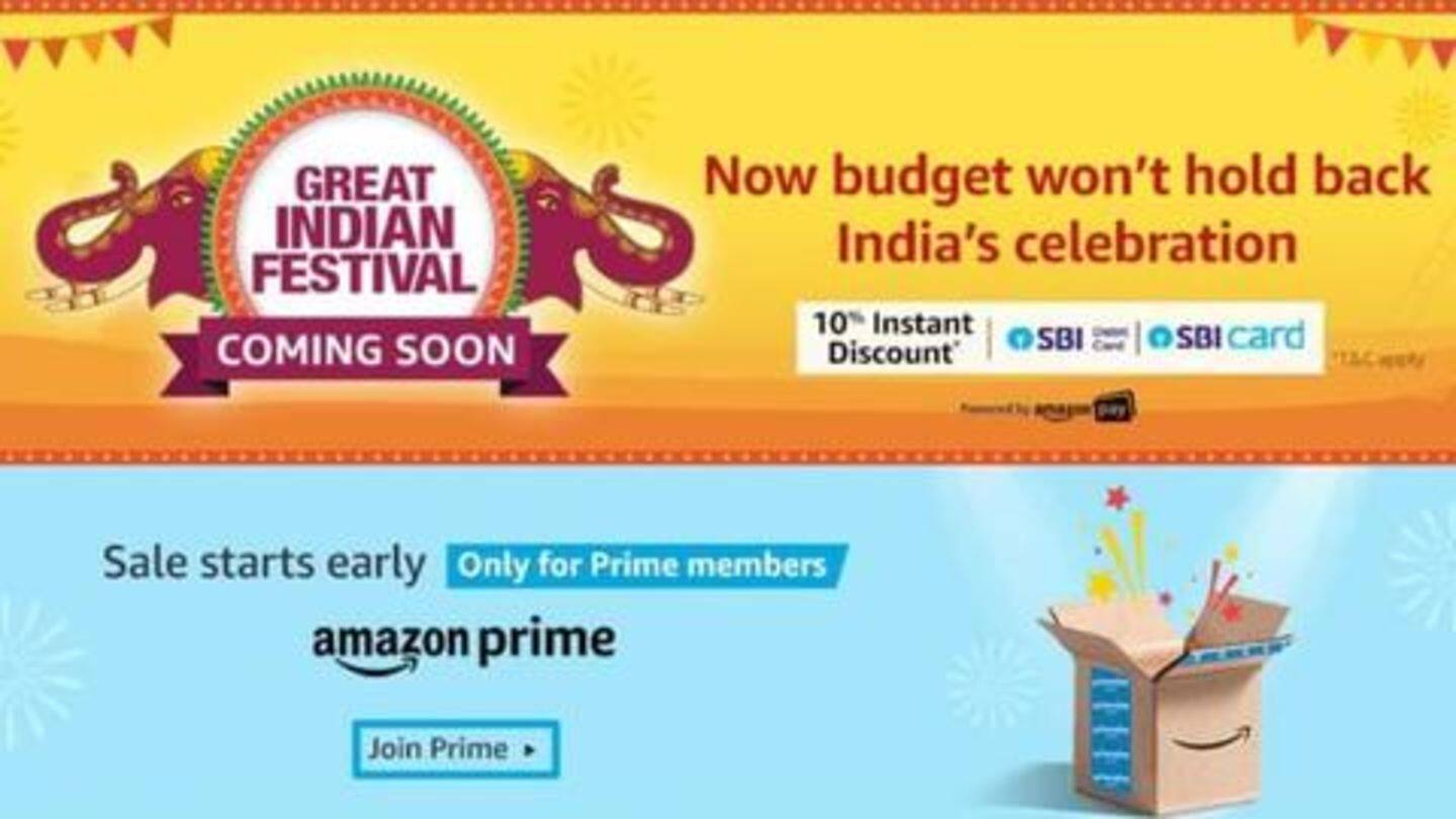 Amazon Great Indian Festival Sale 2019 announced: Details here