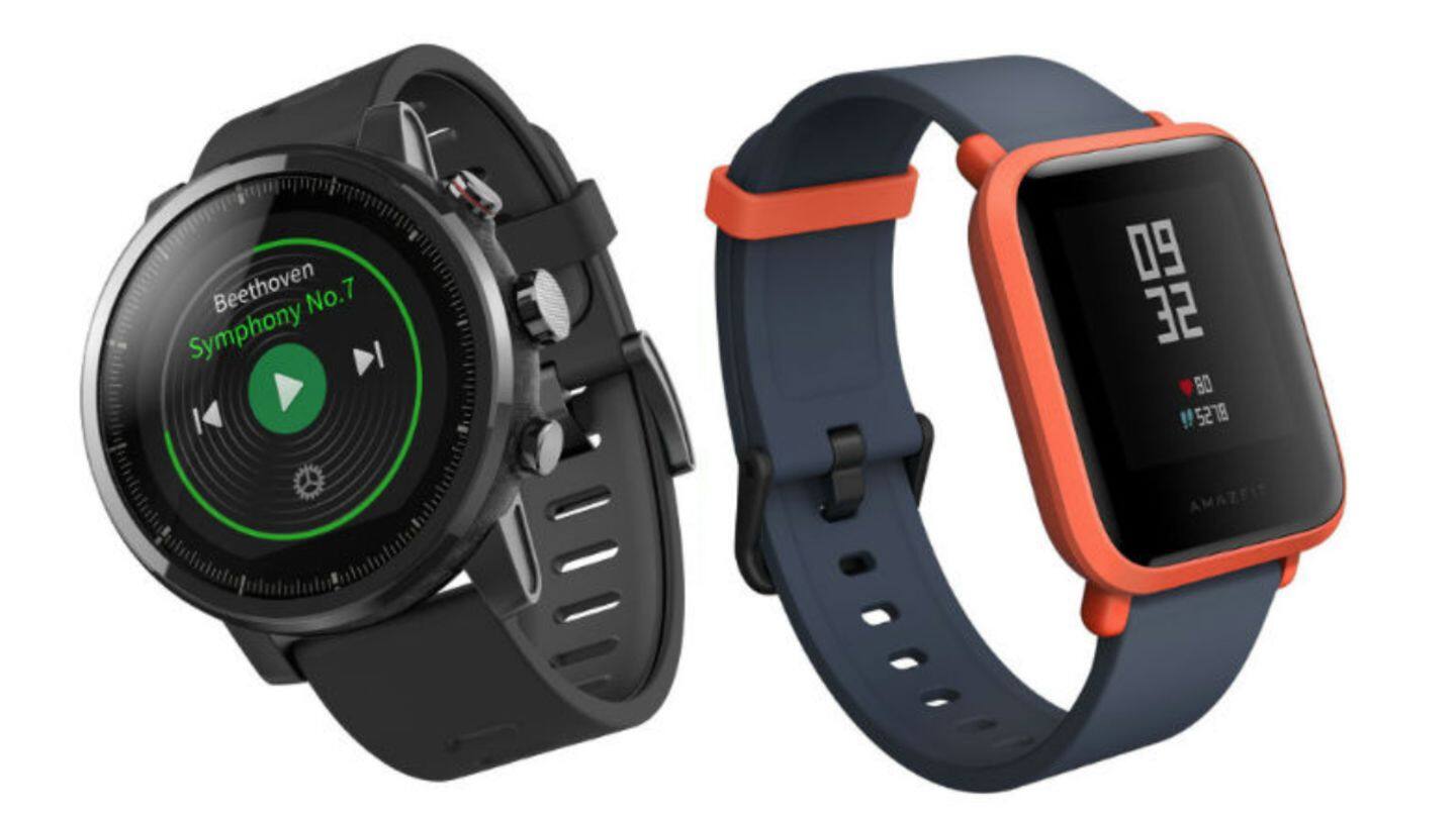 Xiaomi-owned Huami launches its smartwatches in India