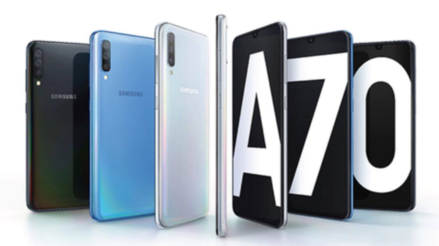 Samsung Galaxy A70's official page goes live, India launch imminent