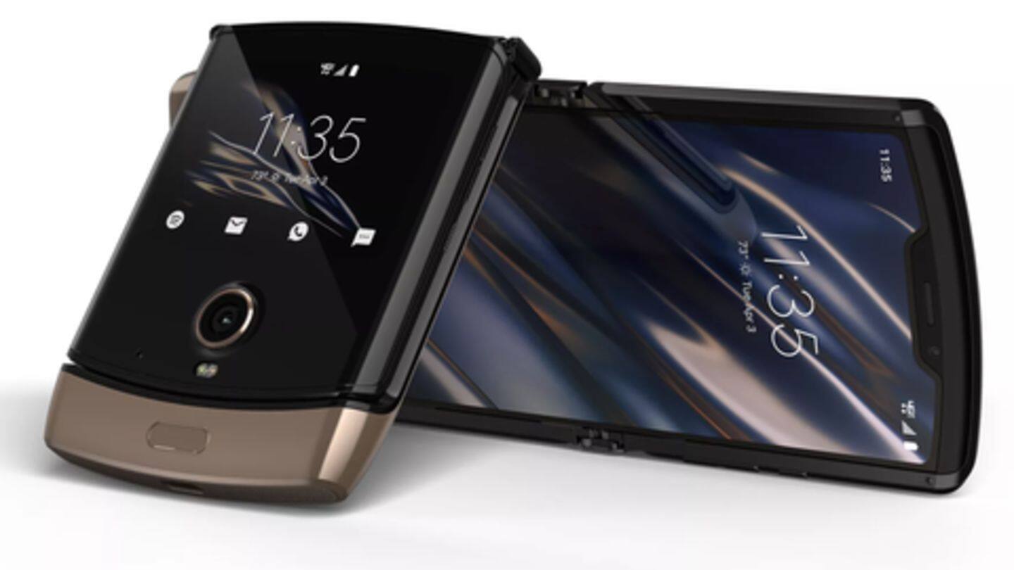 Motorola to launch a gold-colored foldable RAZR phone in Spring