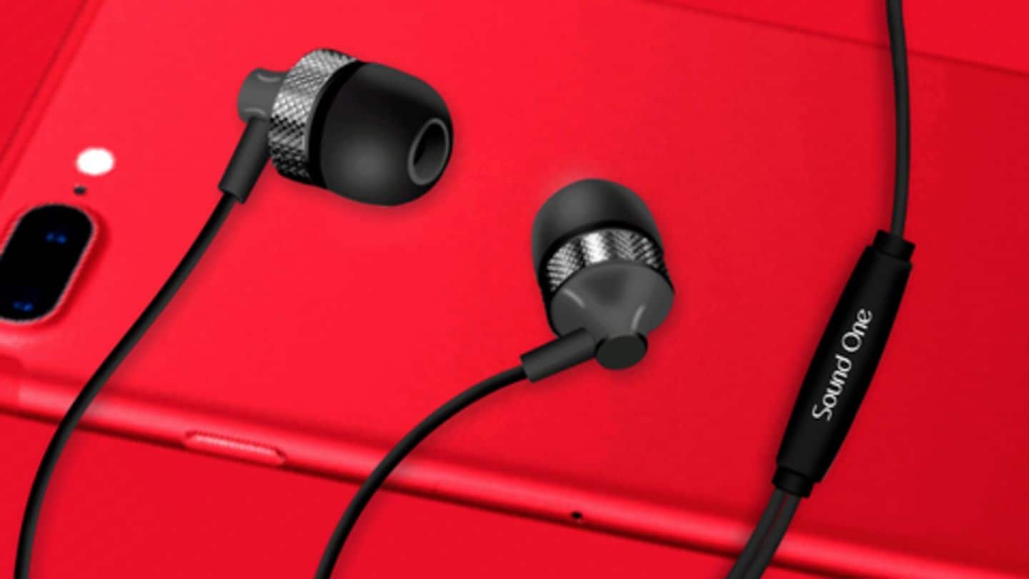 Sound One's 'Stereo Bass E20' earphones available at Rs. 499