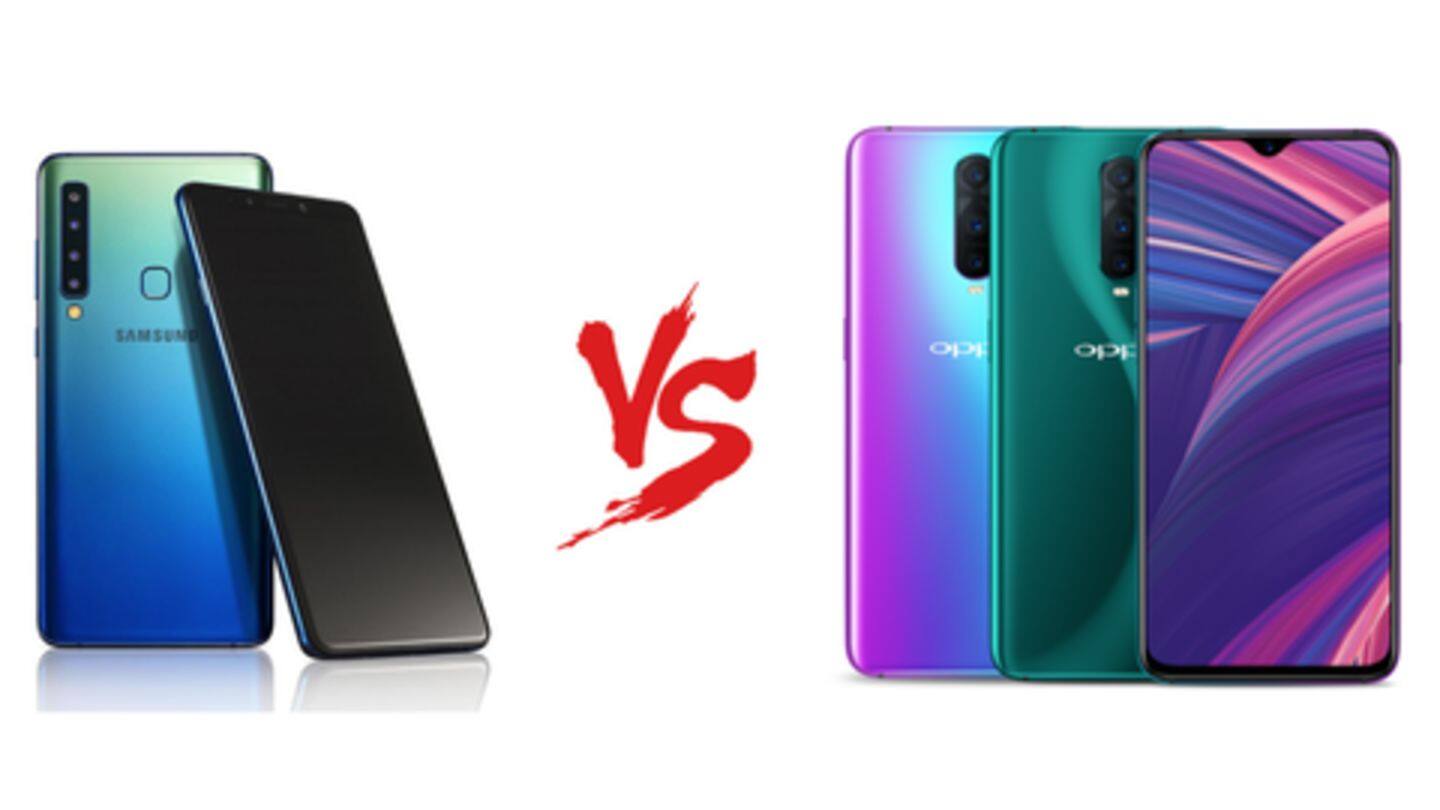 #SmartphonesFaceoff: OPPO R17 Pro v/s Galaxy A9