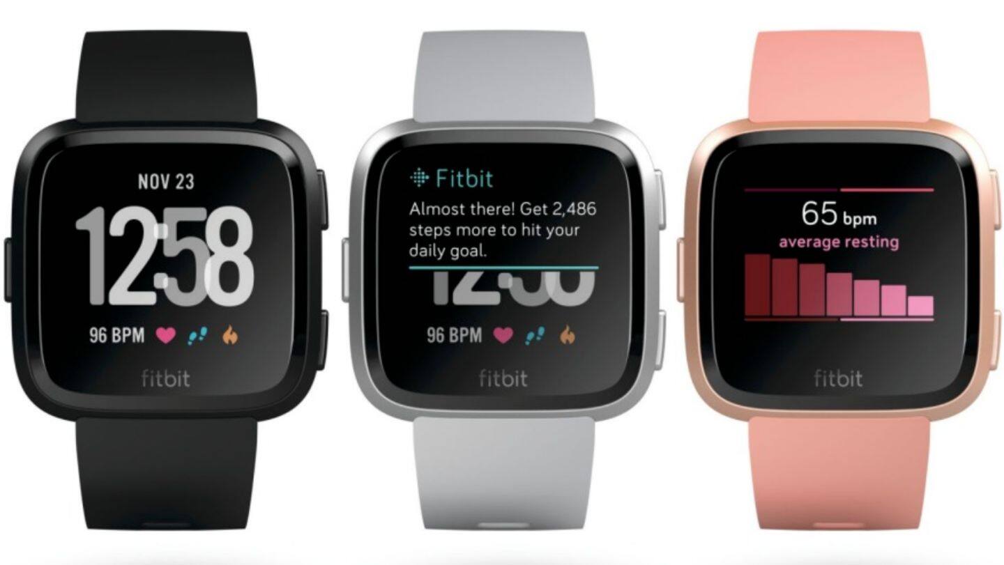 Fitbit Versa smartwatch launched in India at Rs. 19,999