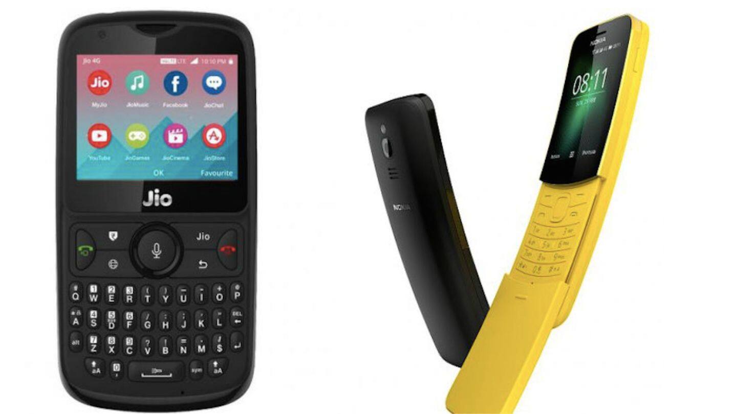#SmartphonesFaceoff: Jio Phone 2 v/s  Nokia 8110 (4G)