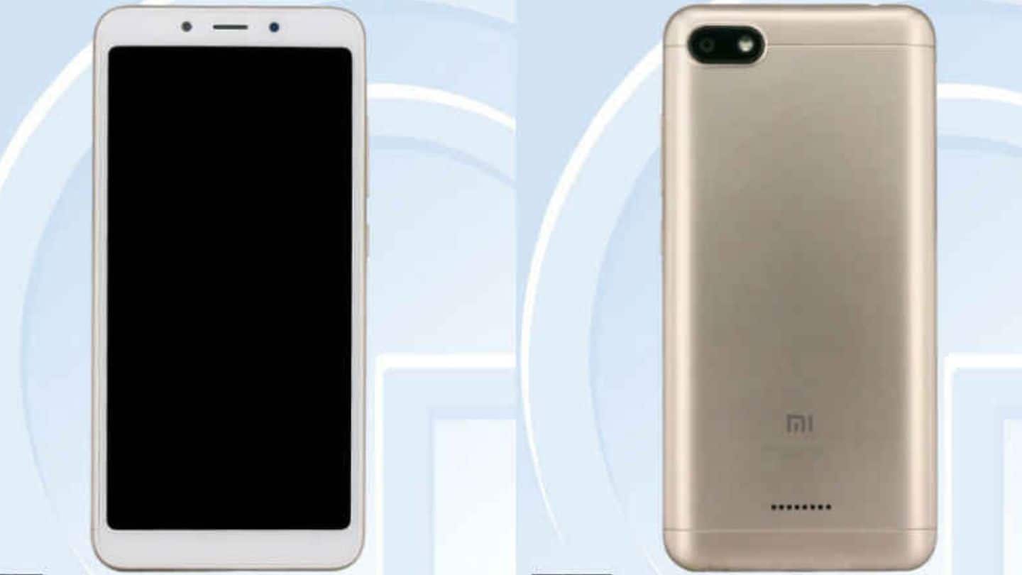 Xiaomi Redmi 6 images, specs revealed by Chinese certification site