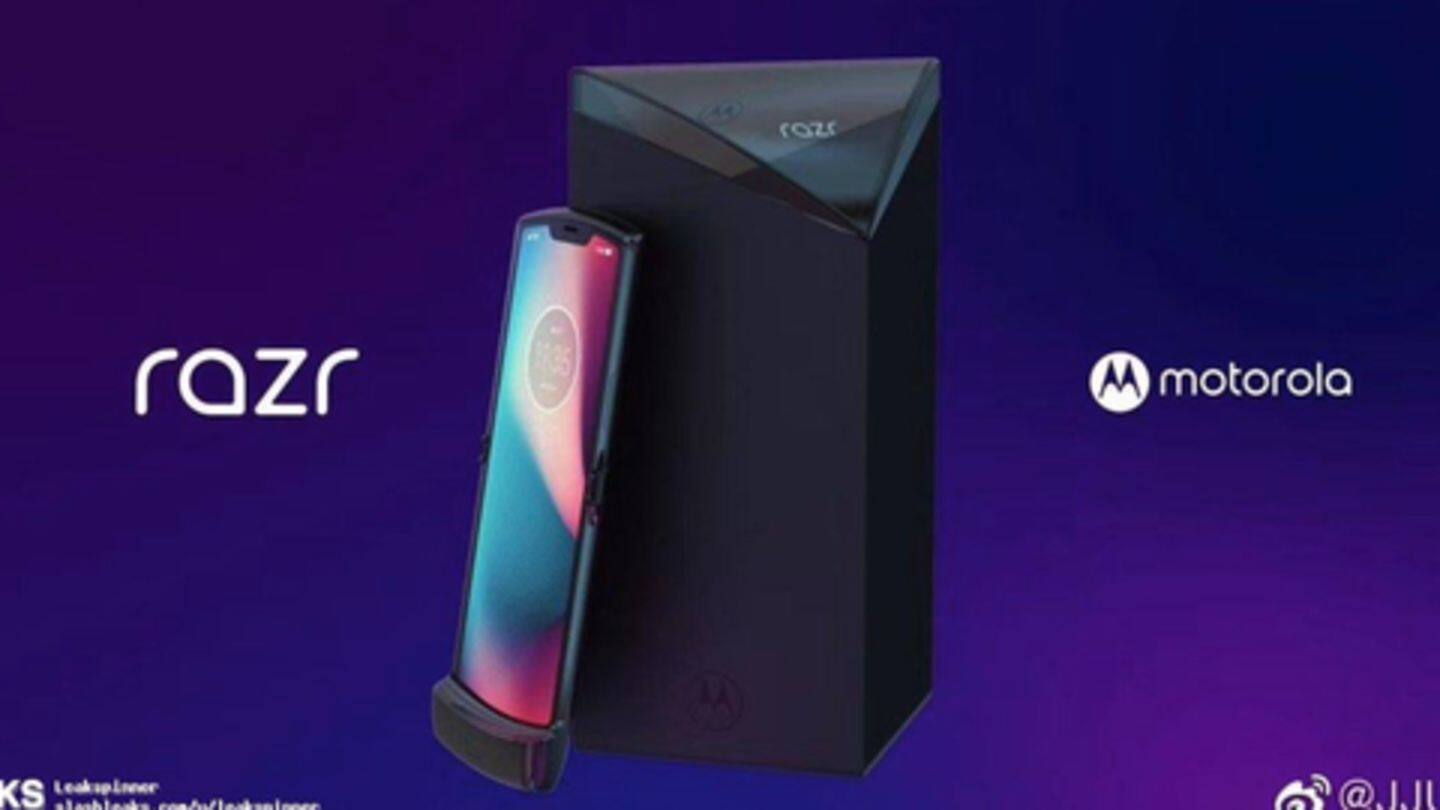 Moto RAZR renders reveal foldable design, retail box also spotted