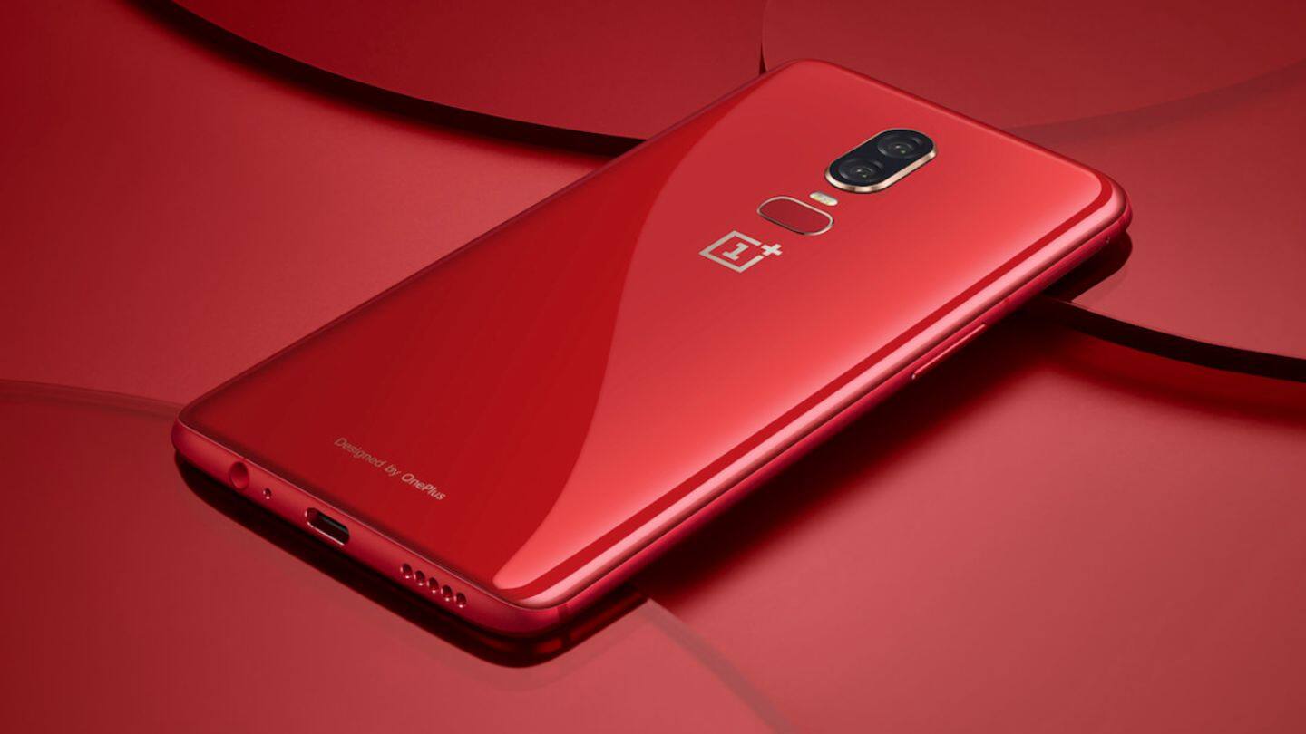 OnePlus 6 Red color variant launched at Rs. 39,999
