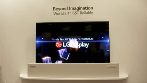 LG to launch OLED TVs that roll like a poster