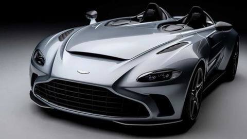 Aston Martin's new car looks like a roof-less, four-wheeled jet