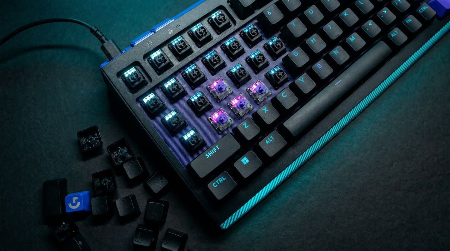 Logitech's new keyboard combines analog and mechanical switches