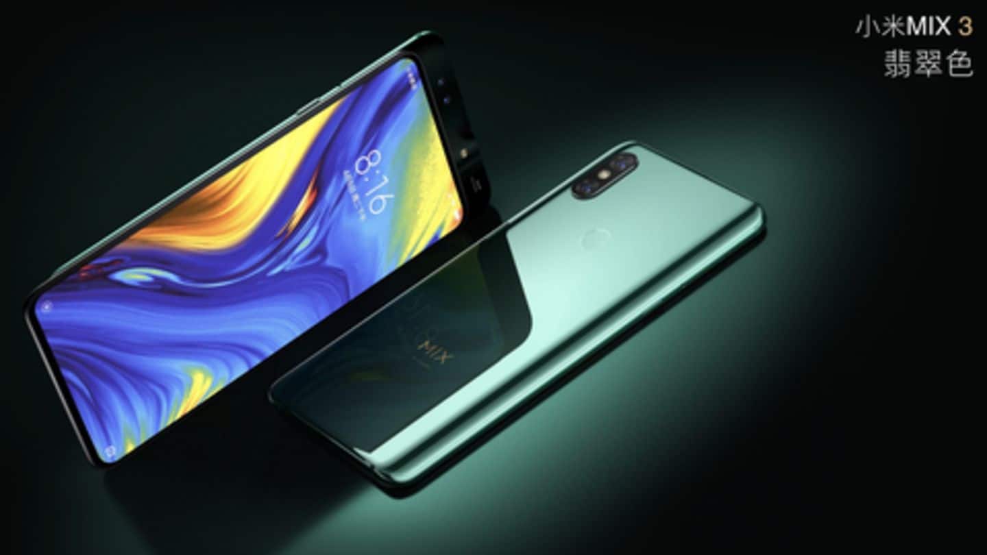 Xiaomi Mi Mix 3 with all-screen design, 10GB RAM launched