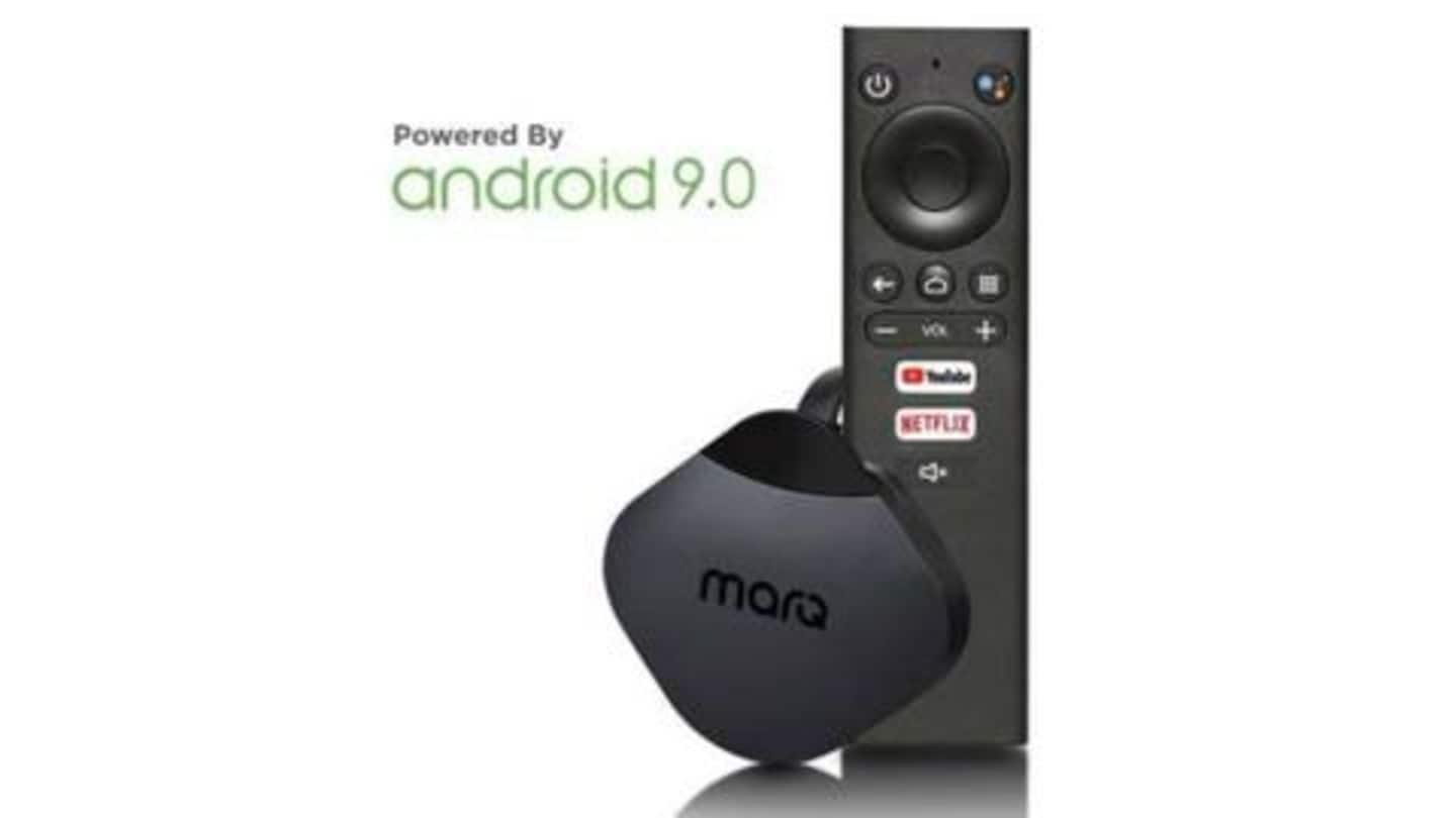 Flipkart launches MarQ Turbostream Android TV stick for Rs. 3,500