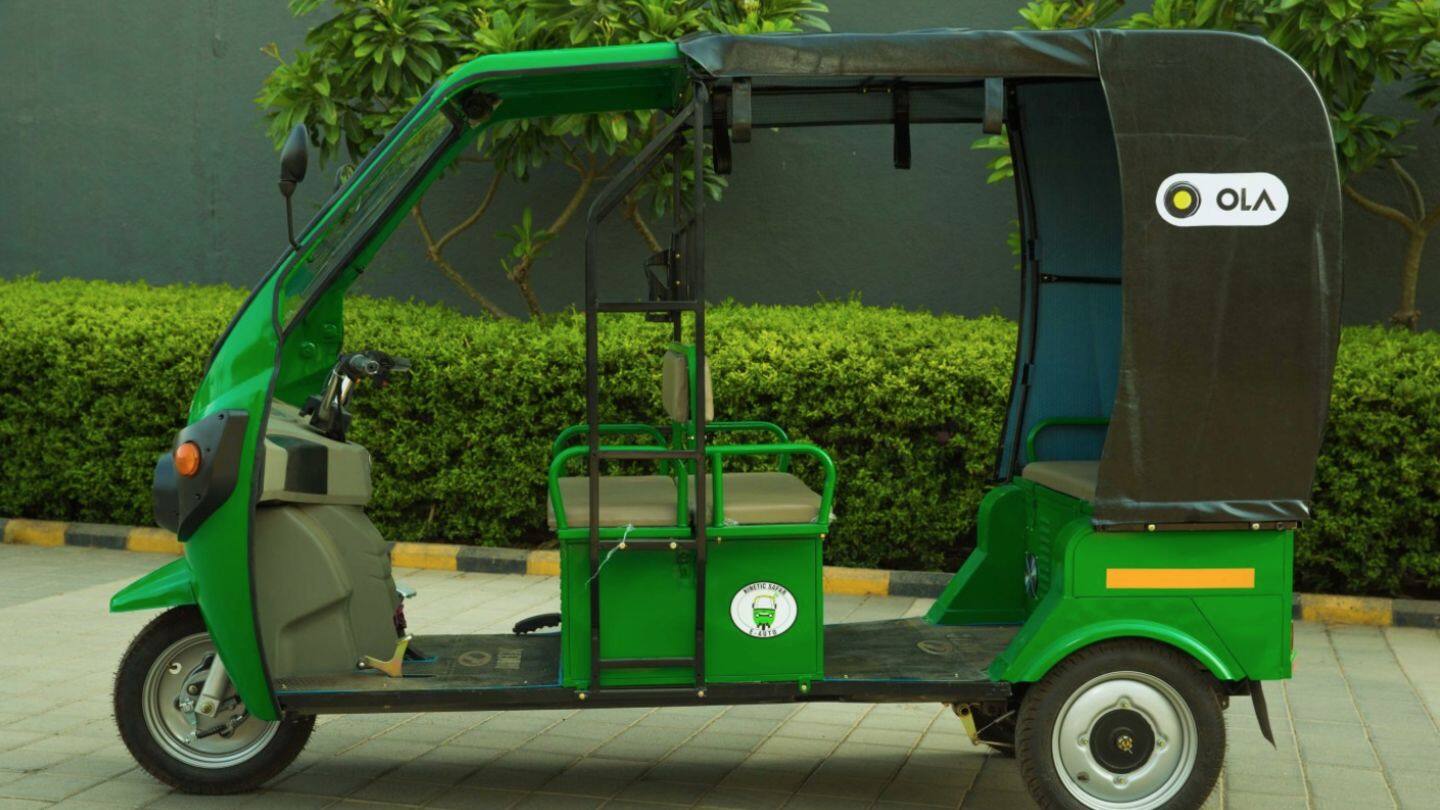 Ola to launch 10,000 e-rickshaws in India within 12 months