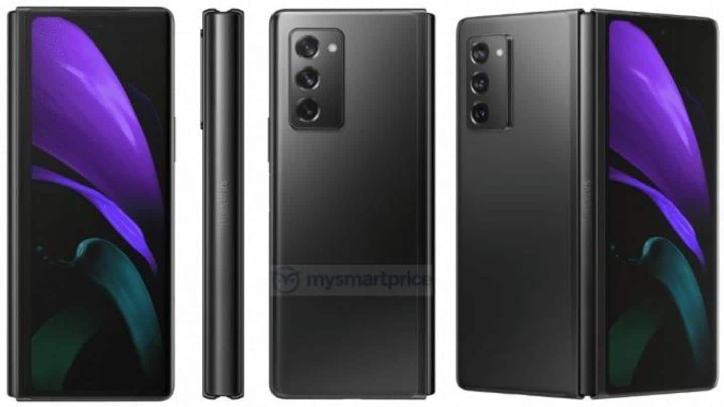 Samsung Galaxy Z Fold 2 revealed in leaked press renders