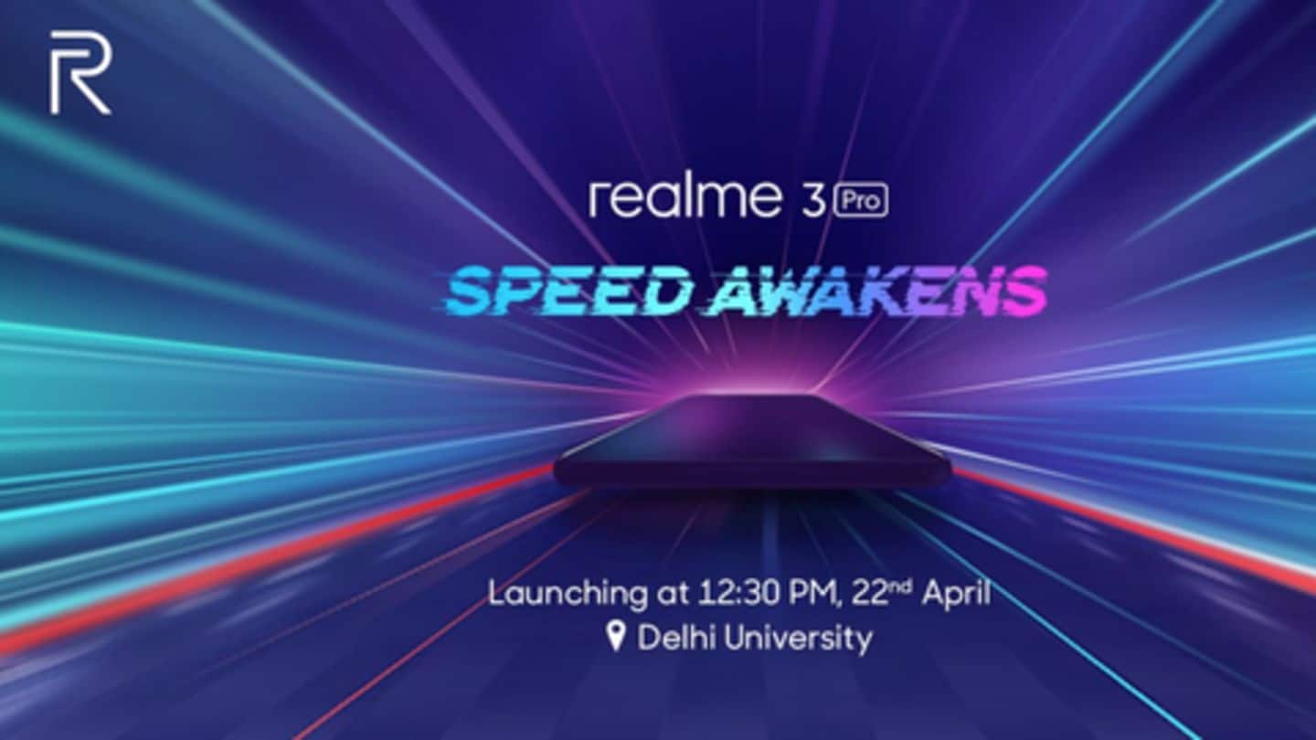 Realme 3 Pro will launch in India on April 22