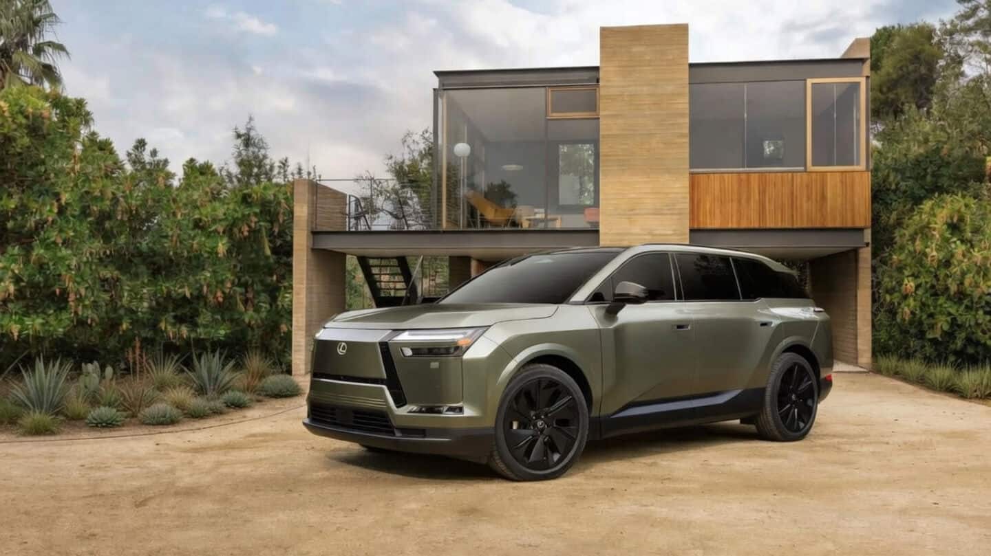 Lexus's first 3-row EV debuts with 480km range