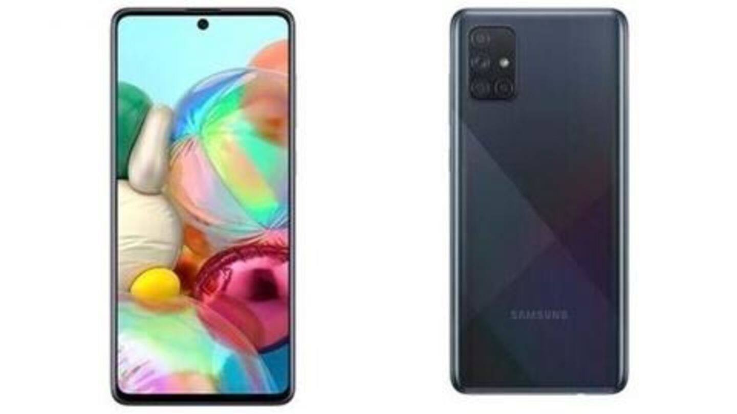 Samsung Galaxy A71, A51 launched with Infinity-O display, quad cameras