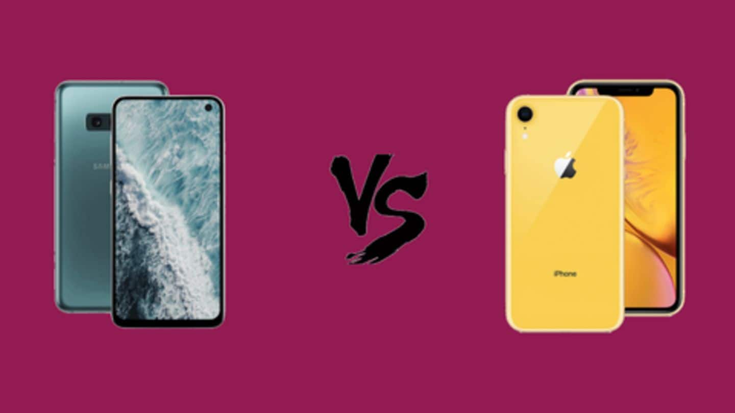 Samsung Galaxy S10e v/s iPhone Xr: Which one is better?