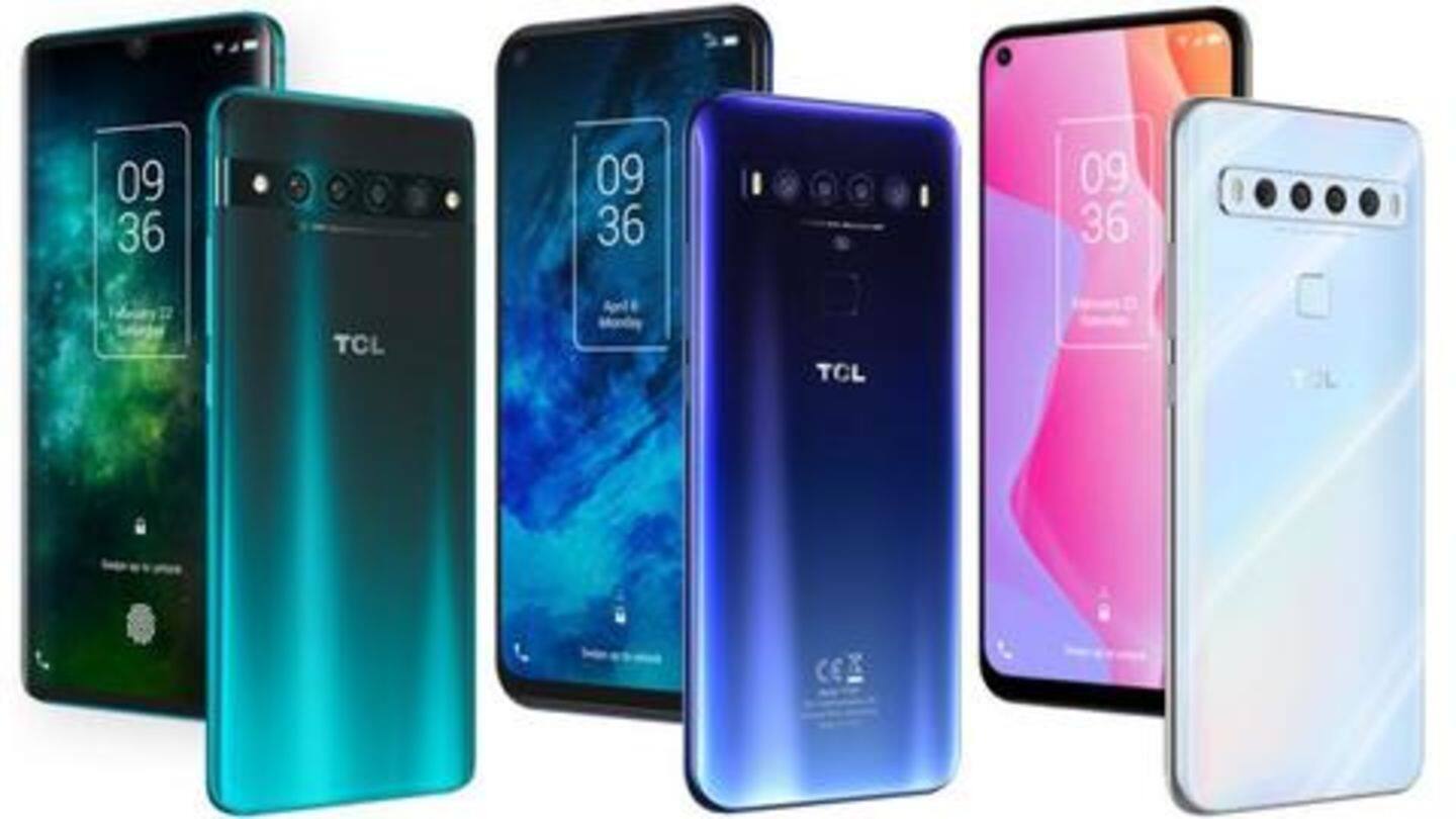 TCL 10 series smartphones launched with HDR screens, multiple cameras