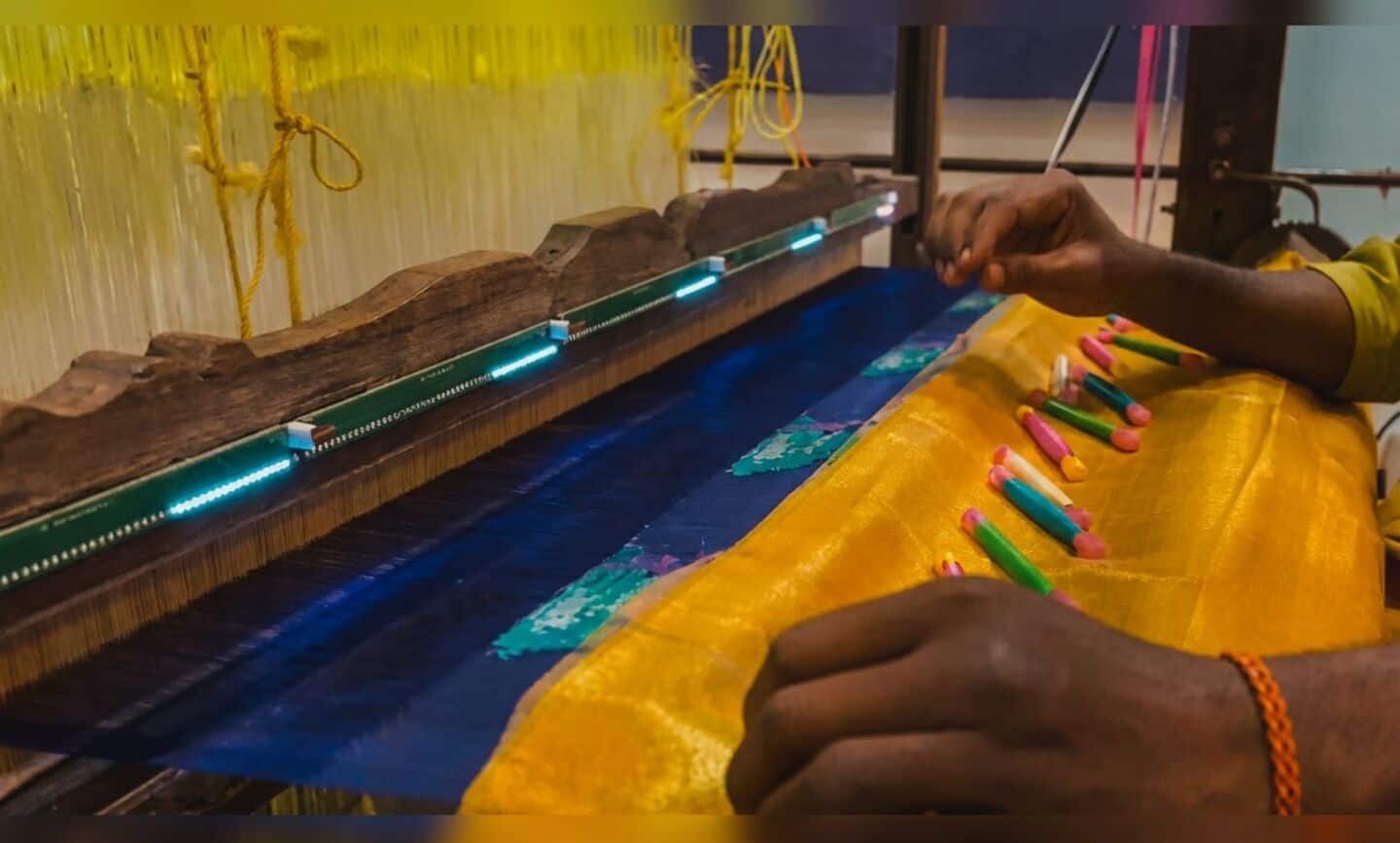 India AI Summit: TCS introduces AI loom for sari makers