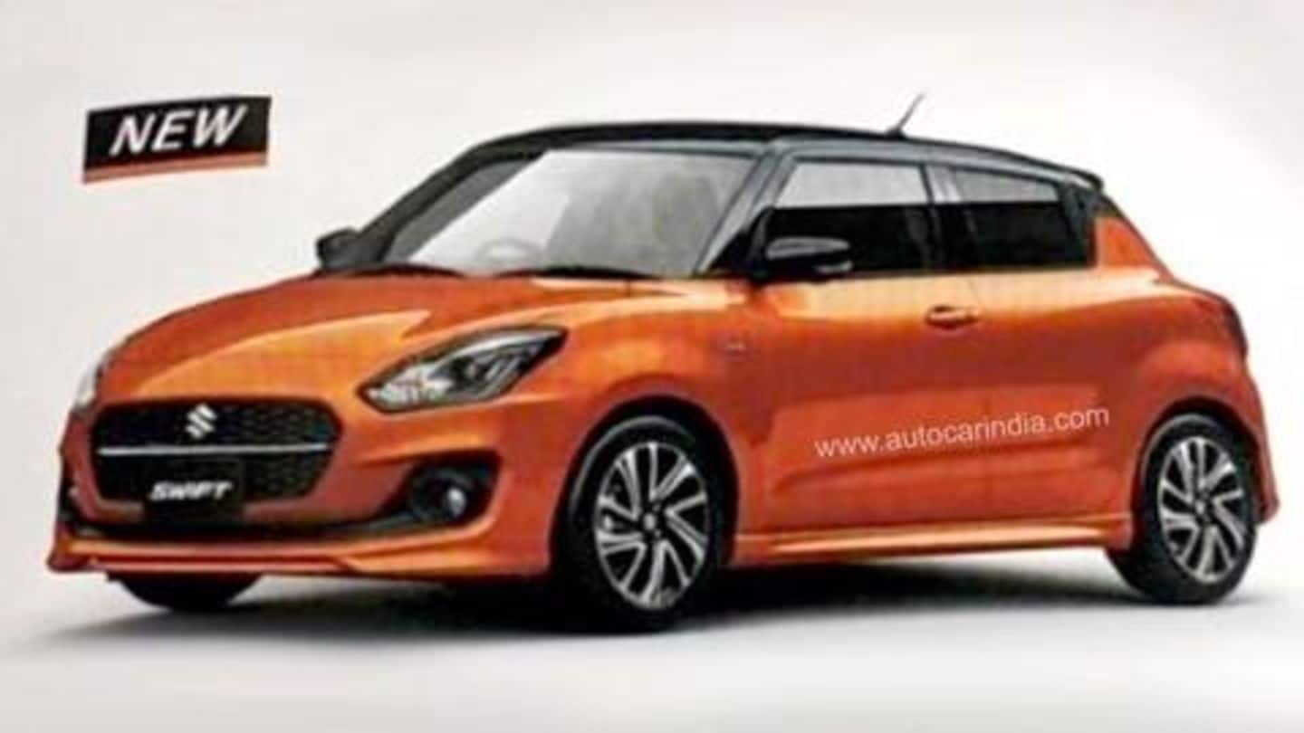India-bound Suzuki Swift (facelift) appears in leaked images