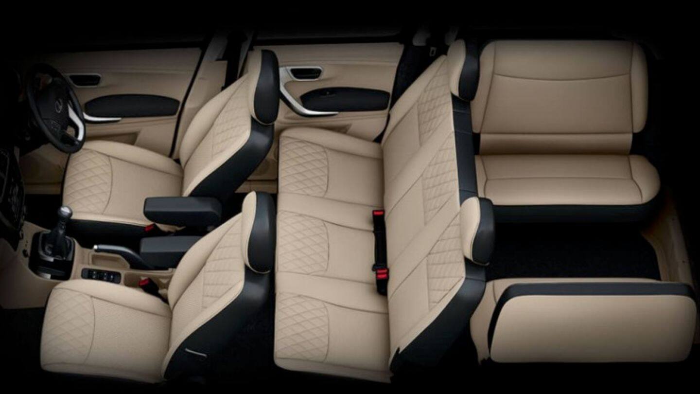 Faux leather seats, a new 7-inch touchscreen infotainment system Faux leather seats, a new 7-inch touchscreen infotainment system