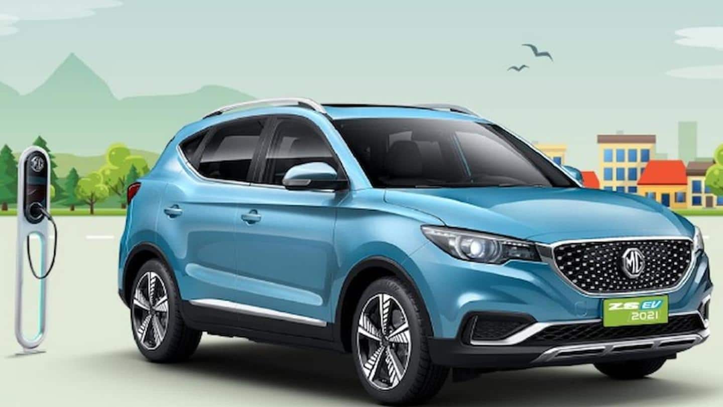 MG ZS EV (2021) SUV launched at Rs. 21 lakh