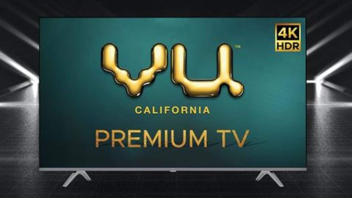Vu Premium 4K Android TVs launched in India: Specs, price