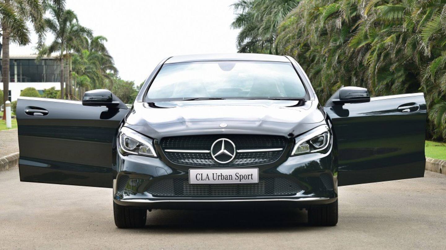 Mercedes-Benz CLA Urban Sport launched for Rs. 35.99 lakh